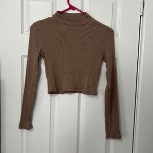 FashionNova Mock Neck Top, Size Small